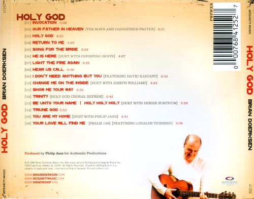 Brian Doerksen - Holy God (CD)